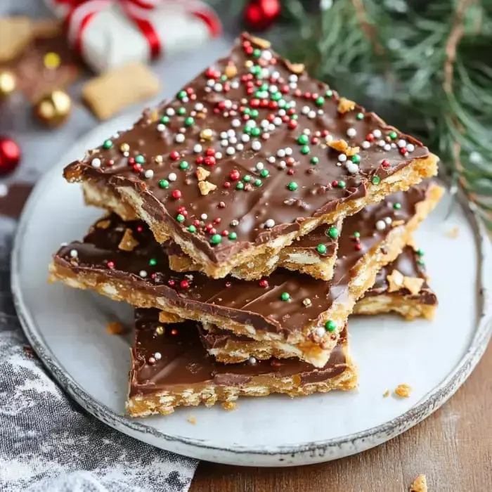 Christmas Crack Reinvented: Easy Saltine Pecan Toffee